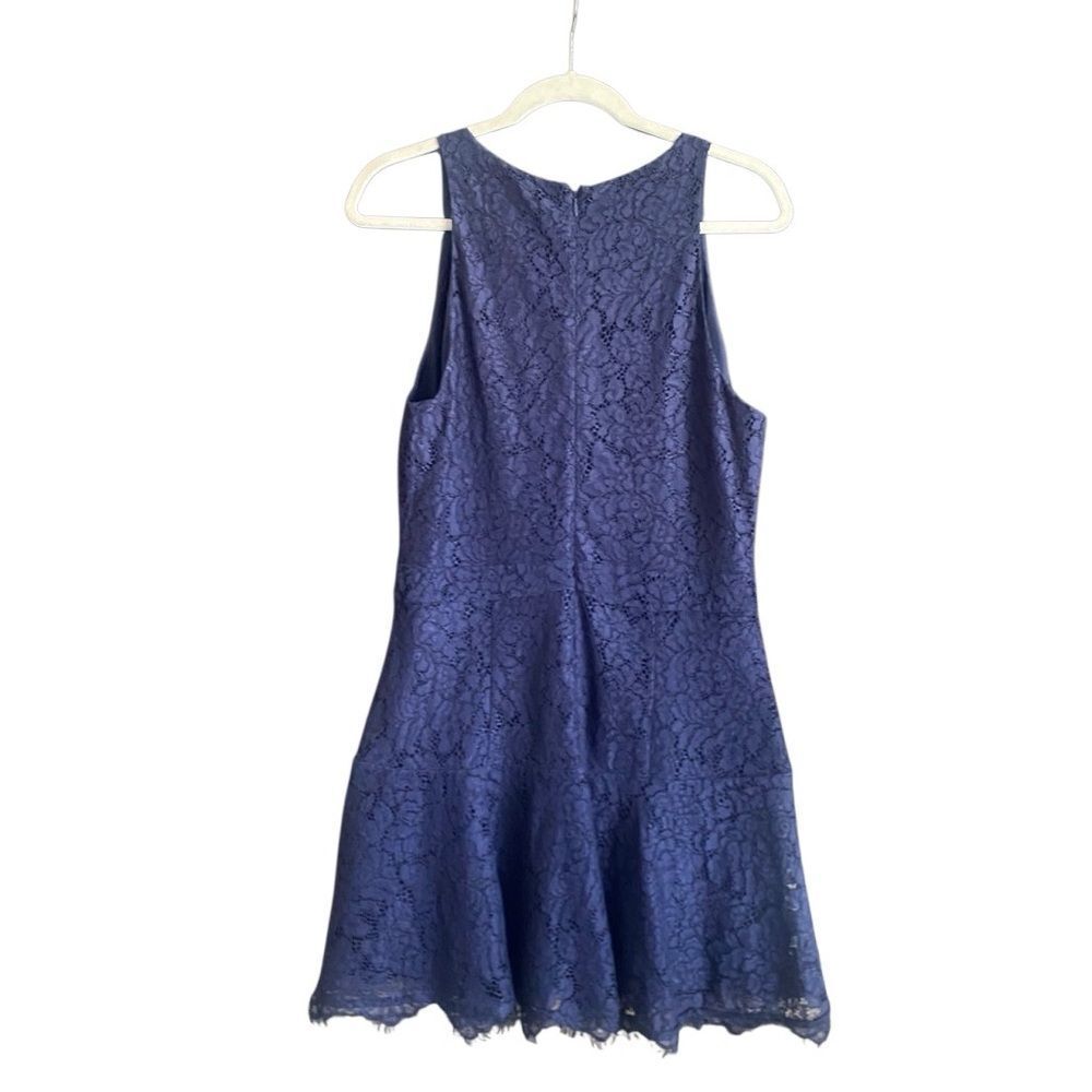 NWT Joie Adisa Dark Navy Sleeveless Lace Dress. Size 10. - Picture 7 of 10